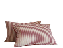 Load image into Gallery viewer, Wool Pillow Cover, red and white, first aid, Swiss, cross, cross pillow,  Studio Tullia, 11x17