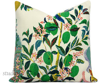 Load image into Gallery viewer, Schumacher Pillow Covers, Citrus Garden in Primary, Set of Two, 20x20 inches,  Josef Frank, Studio Tullia, ready to ship