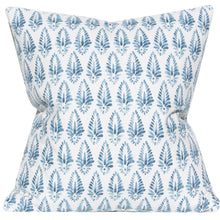 Load image into Gallery viewer, JALISA COPEN BLUE AND WHITE PILLOW COVER, 20X20, 13x19 inches