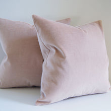 Load image into Gallery viewer, ROSEWATER VELVET PILLOW COVER