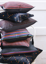 Load image into Gallery viewer, STRIPED SILK LUMBAR PILLOW COVER