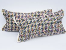 Load image into Gallery viewer, CHENILLE HOUNDSTOOTH LUMBAR COVER