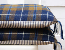Load image into Gallery viewer, PLAID WOOL PILLOW COVER
