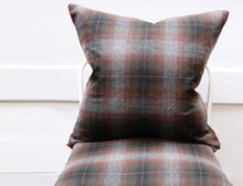 Load image into Gallery viewer, Plaid Wool Pillow Cover