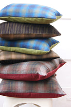 Load image into Gallery viewer, Plaid Wool Pillow Cover